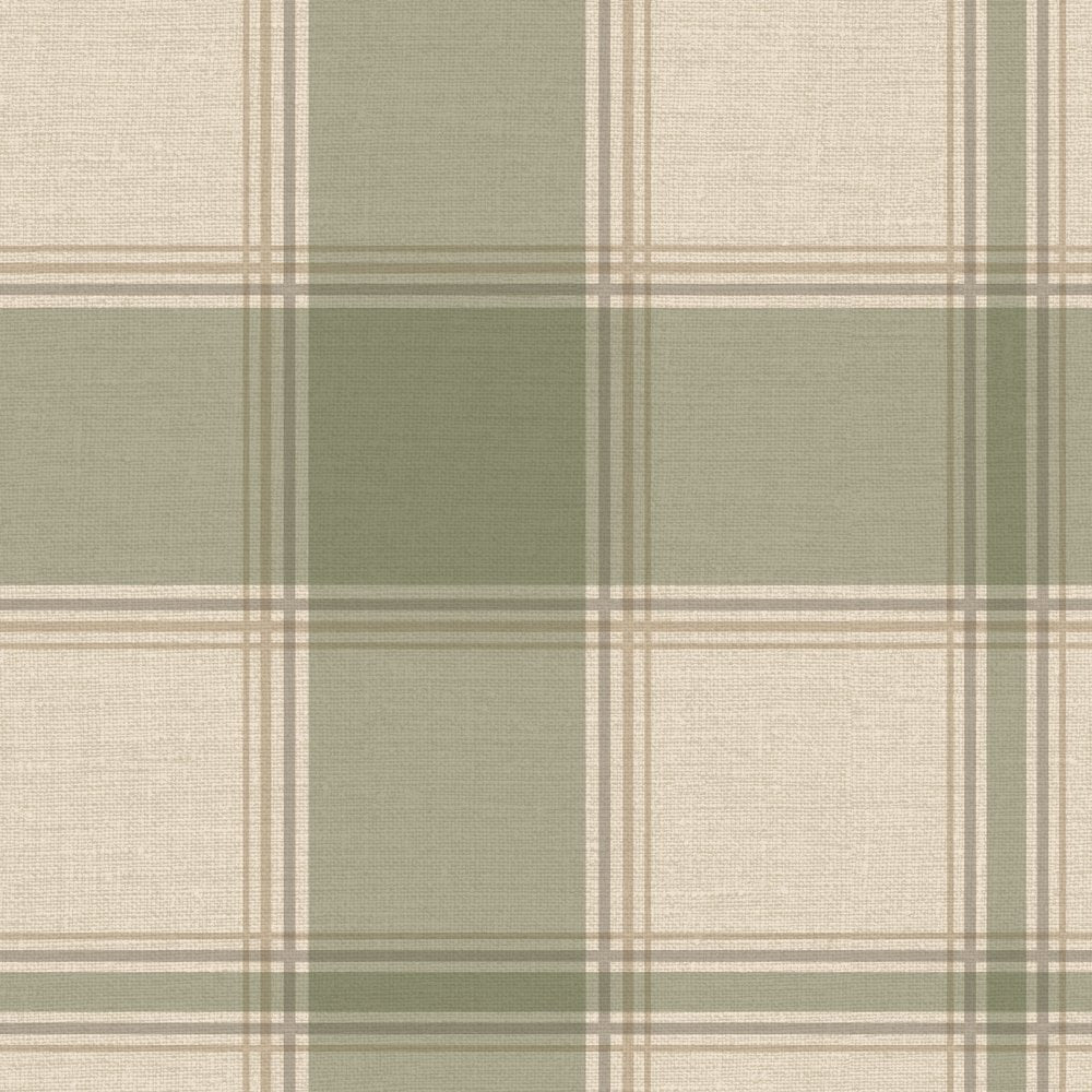 7159  GB7159 Carmella Check Green Wallpaper by Belgravia