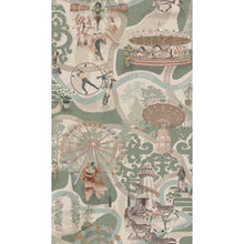 BMCF003/03A Carnival Map Eau De Nil Wallpaper by Brand McKenzie