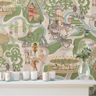 BMCF003/03B Carnival Map Grass Green Wallpaper by Brand McKenzie
