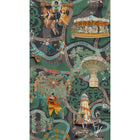 BMCF003/03C Carnival Map Jade Wallpaper by Brand McKenzie