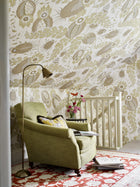 Carnival wallpaper by Christopher Farr Cloth in a room setting