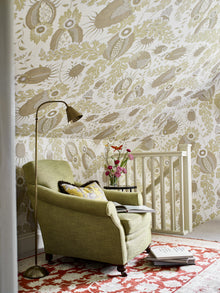 Carnival wallpaper by Christopher Farr Cloth in a room setting