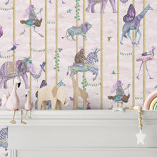 BMCF003/04C Carousel Pink Wallpaper by Brand McKenzie