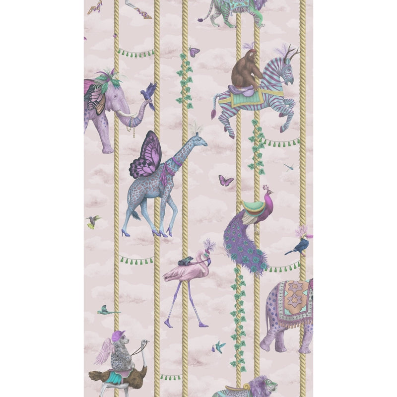 BMCF003/04C Carousel Pink Wallpaper by Brand McKenzie