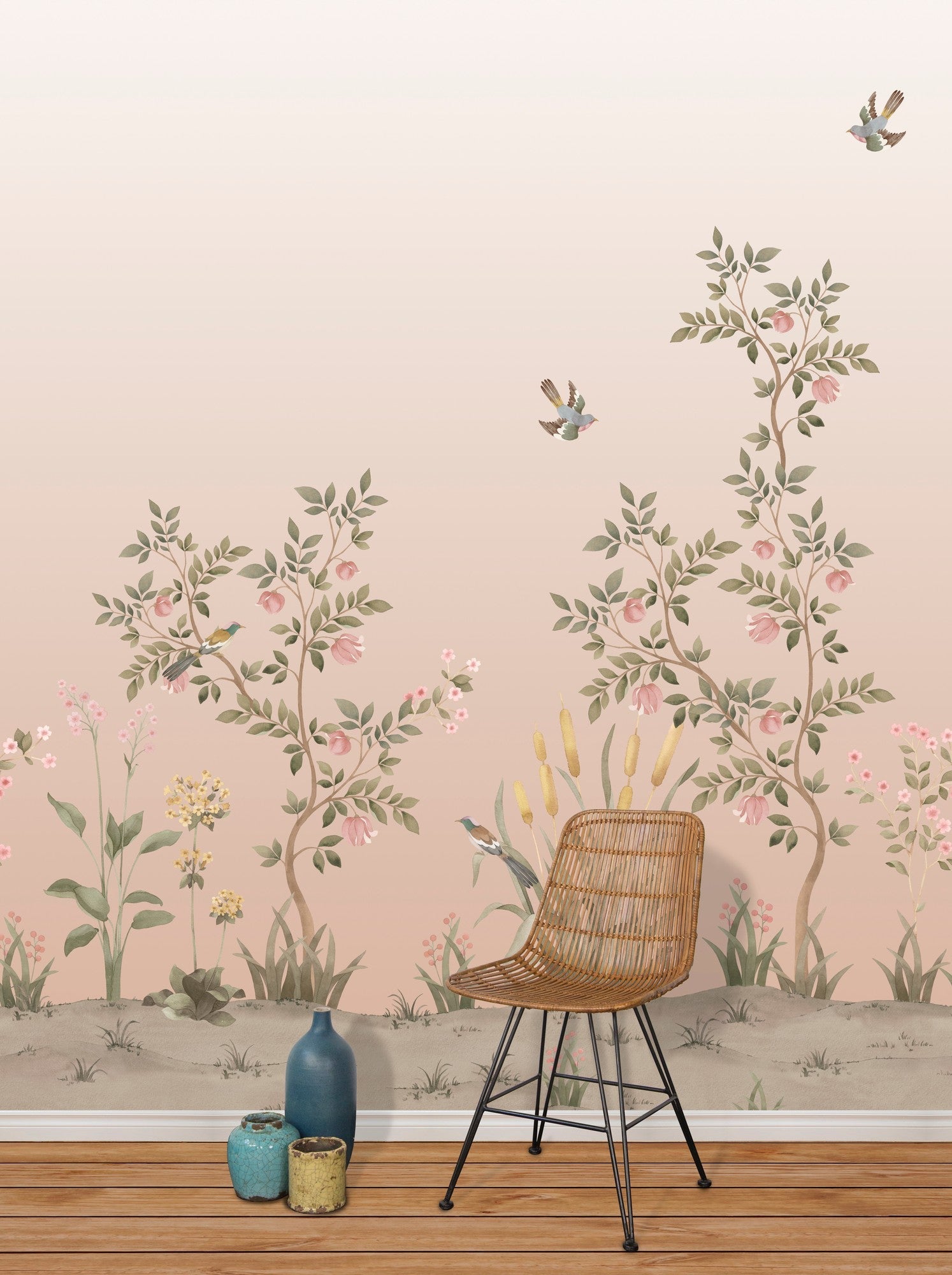 CH02 Chinella Pink Les Vangardes Mural by Tres Tintas