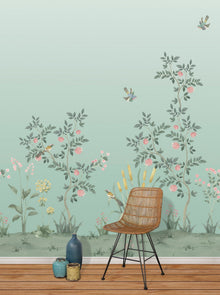 CH07 Chinella Light Green Les Vangardes Mural by Tres Tintas