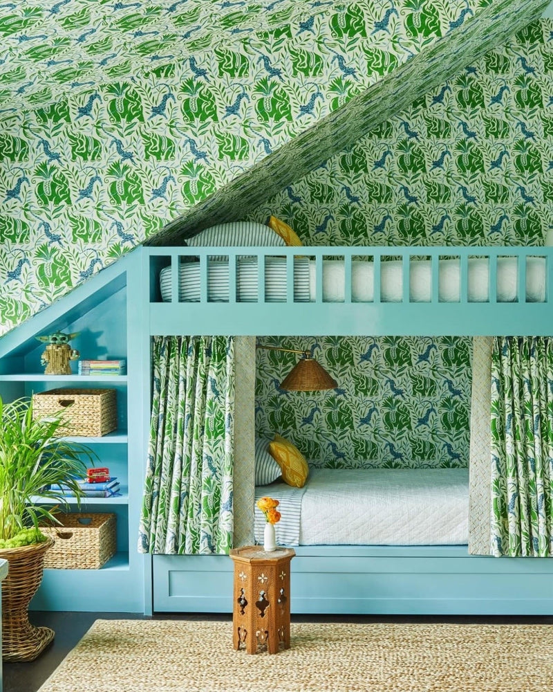La Jungle wallpaper by Christopher Farr Cloth in a room setting