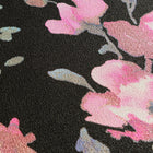 Petal Poetry - Unfold Black and Blue Cosmo Living Wallpaper by Galerie