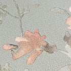 Petal Poetry - Unfold Green and Blue Cosmo Living Wallpaper by Galerie
