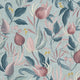 Still Bloom- Poetry Blue and Pink Cosmo Living Wallpaper by Galerie