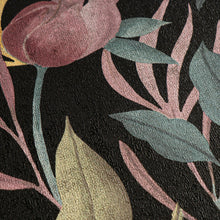 Still Bloom- Poetry Black and Green Cosmo Living Wallpaper by Galerie