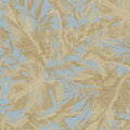 Earthlines - Balance Blue and Gold Cosmo Living Wallpaper by Galerie