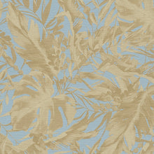Earthlines - Balance Blue and Gold Cosmo Living Wallpaper by Galerie