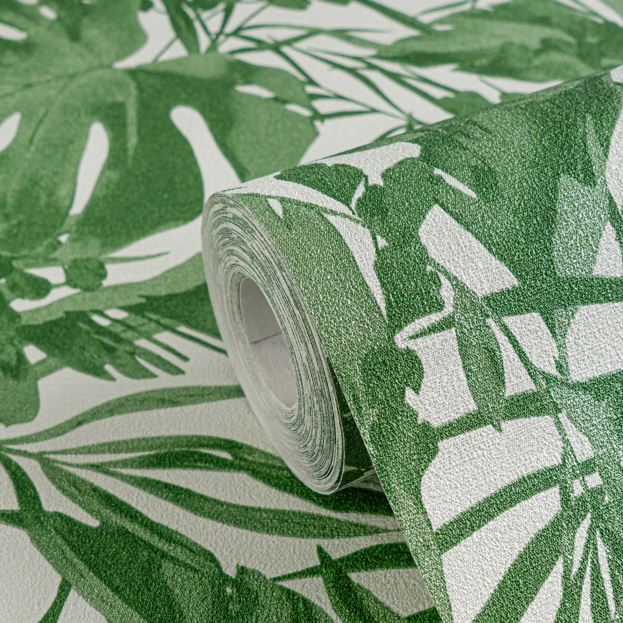 Earthlines - Balance Green Cosmo Living Wallpaper by Galerie