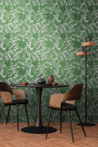 Earthlines - Balance Green Cosmo Living Wallpaper by Galerie