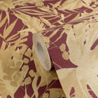 Earthlines - Balance Red and Beige Cosmo Living Wallpaper by Galerie