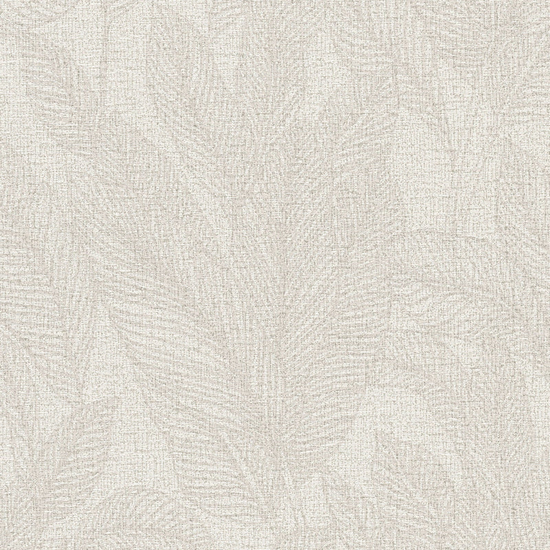 Golden Fern - Glow Silver Grey Cosmo Living Wallpaper by Galerie