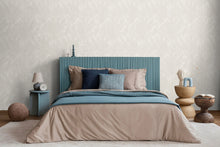 Golden Fern - Glow Silver Grey Cosmo Living Wallpaper by Galerie