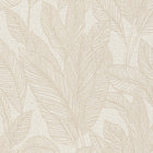 Golden Fern - Glow Beige and Silver Grey Cosmo Living Wallpaper by Galerie