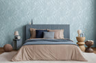 Golden Fern - Glow Blue Cosmo Living Wallpaper by Galerie