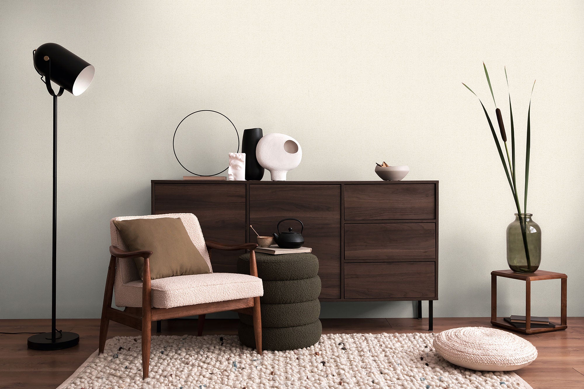Texture Cream Cosmo Living Wallpaper by Galerie