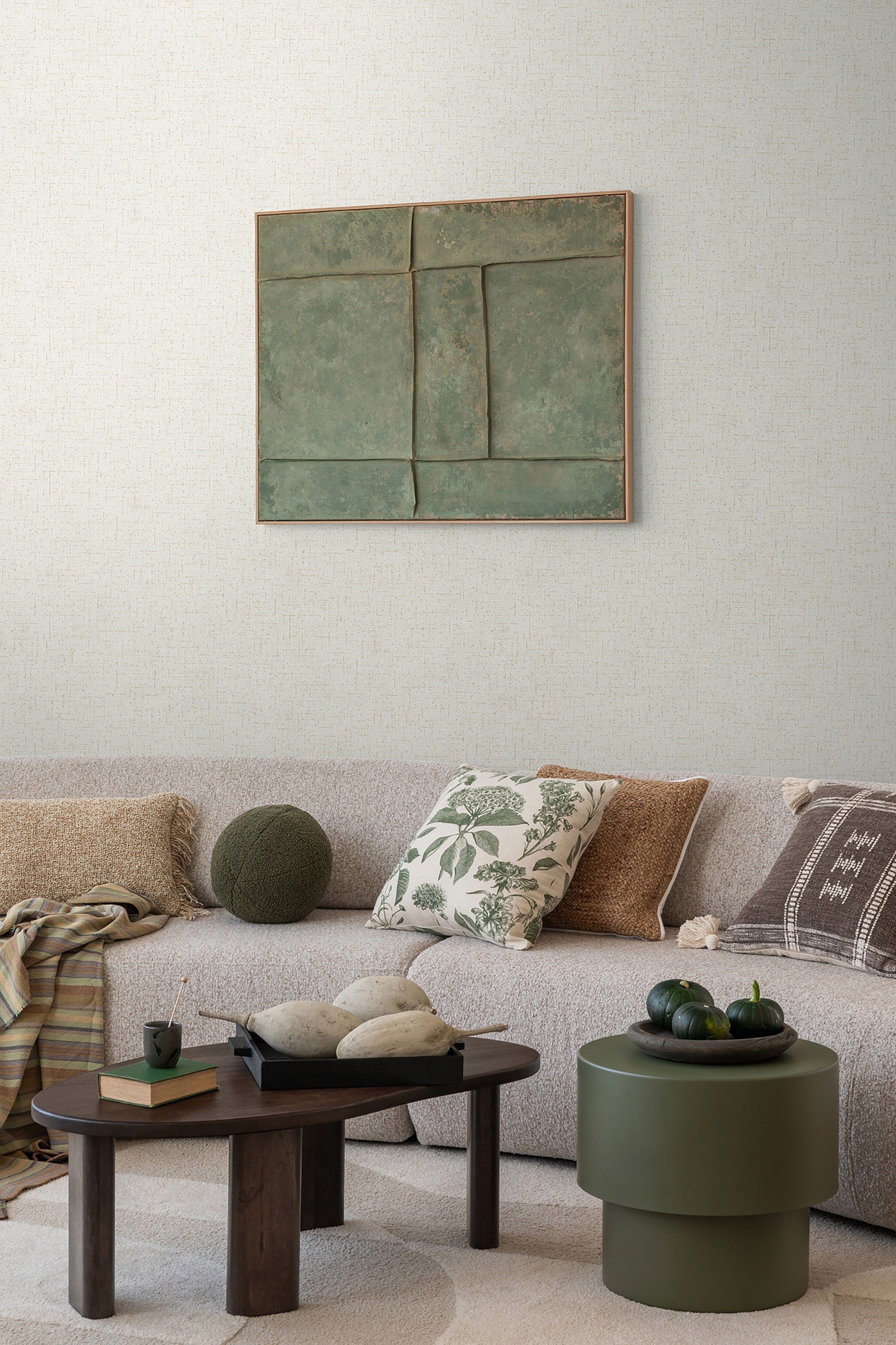 Texture Silver Grey Cosmo Living Wallpaper by Galerie