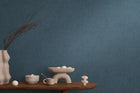 Texture Blue Cosmo Living Wallpaper by Galerie