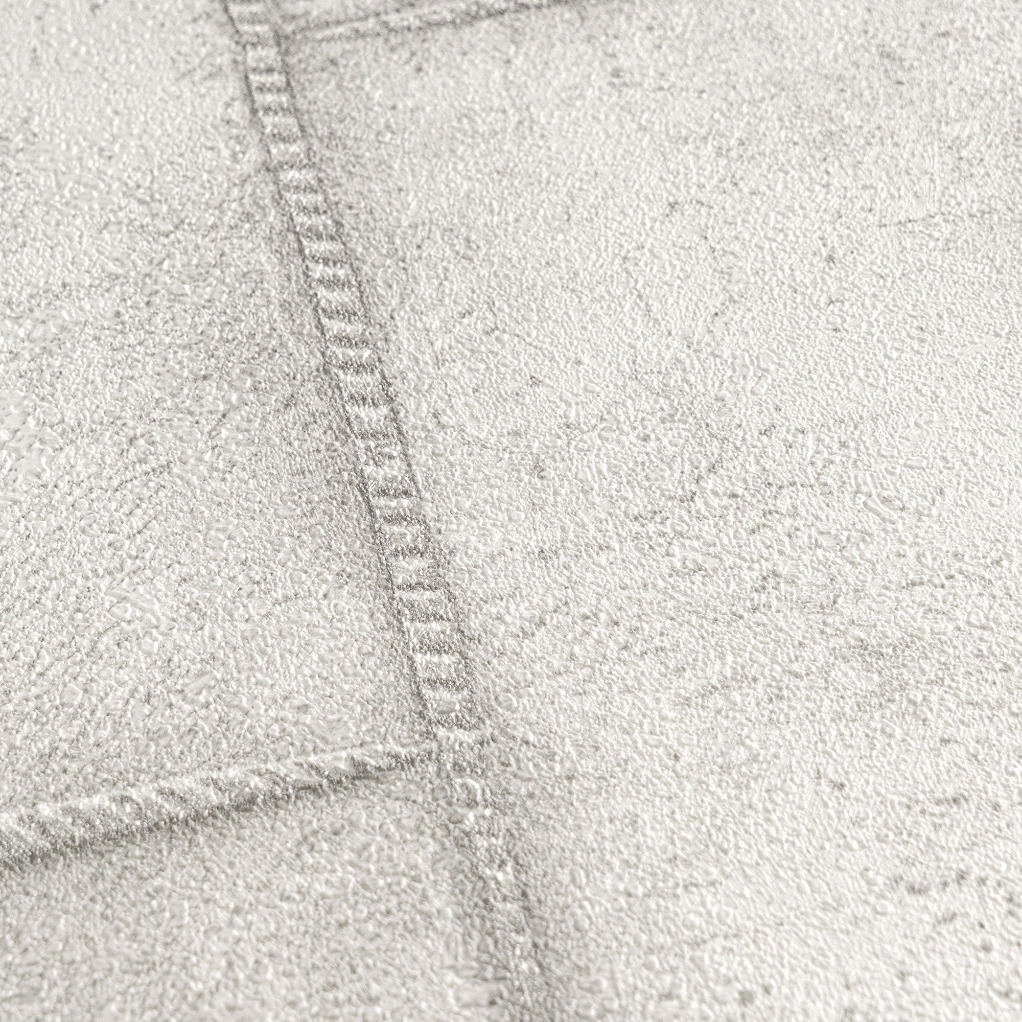Graphite Groove - Edge Silver Grey and White Cosmo Living Wallpaper by Galerie