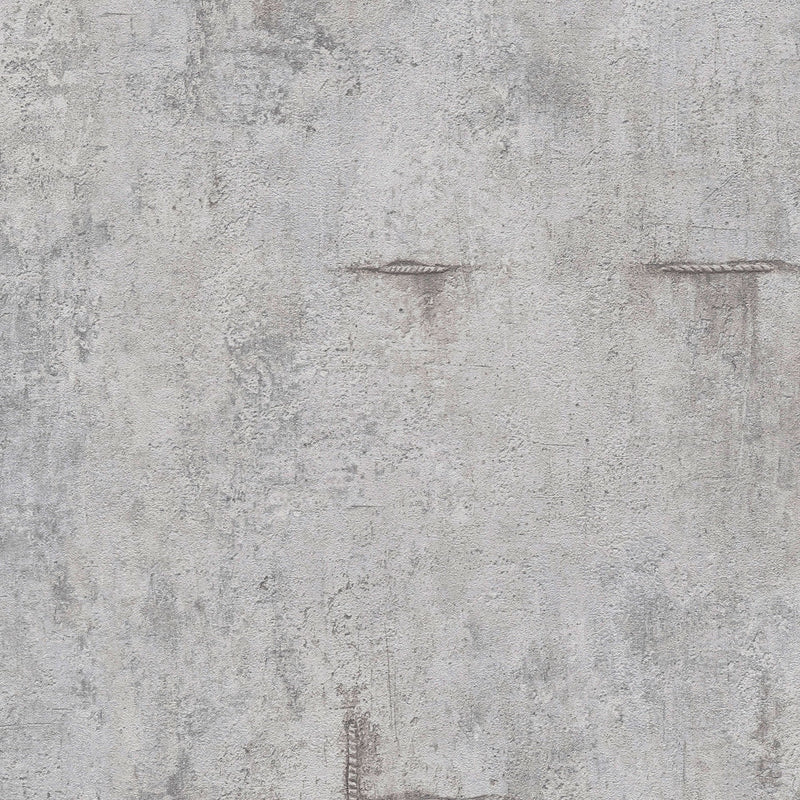 Graphite Groove - Edge Silver Grey Cosmo Living Wallpaper by Galerie
