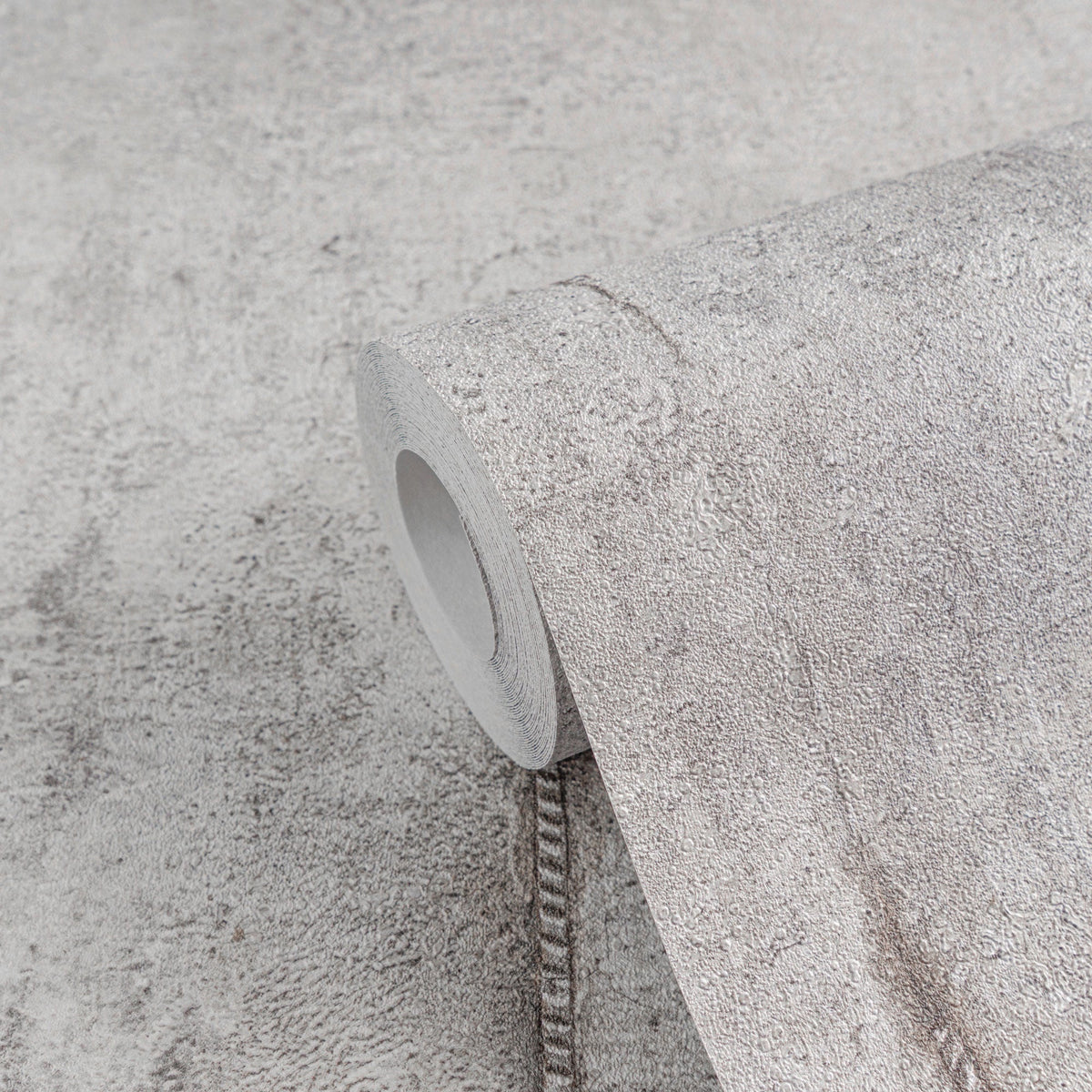 Graphite Groove - Edge Silver Grey Cosmo Living Wallpaper by Galerie