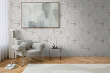 Graphite Groove - Edge Silver Grey Cosmo Living Wallpaper by Galerie