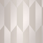 Graphic Groove - Playful Cream Cosmo Living Wallpaper by Galerie