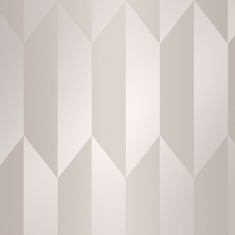 Graphic Groove - Playful Cream Cosmo Living Wallpaper by Galerie