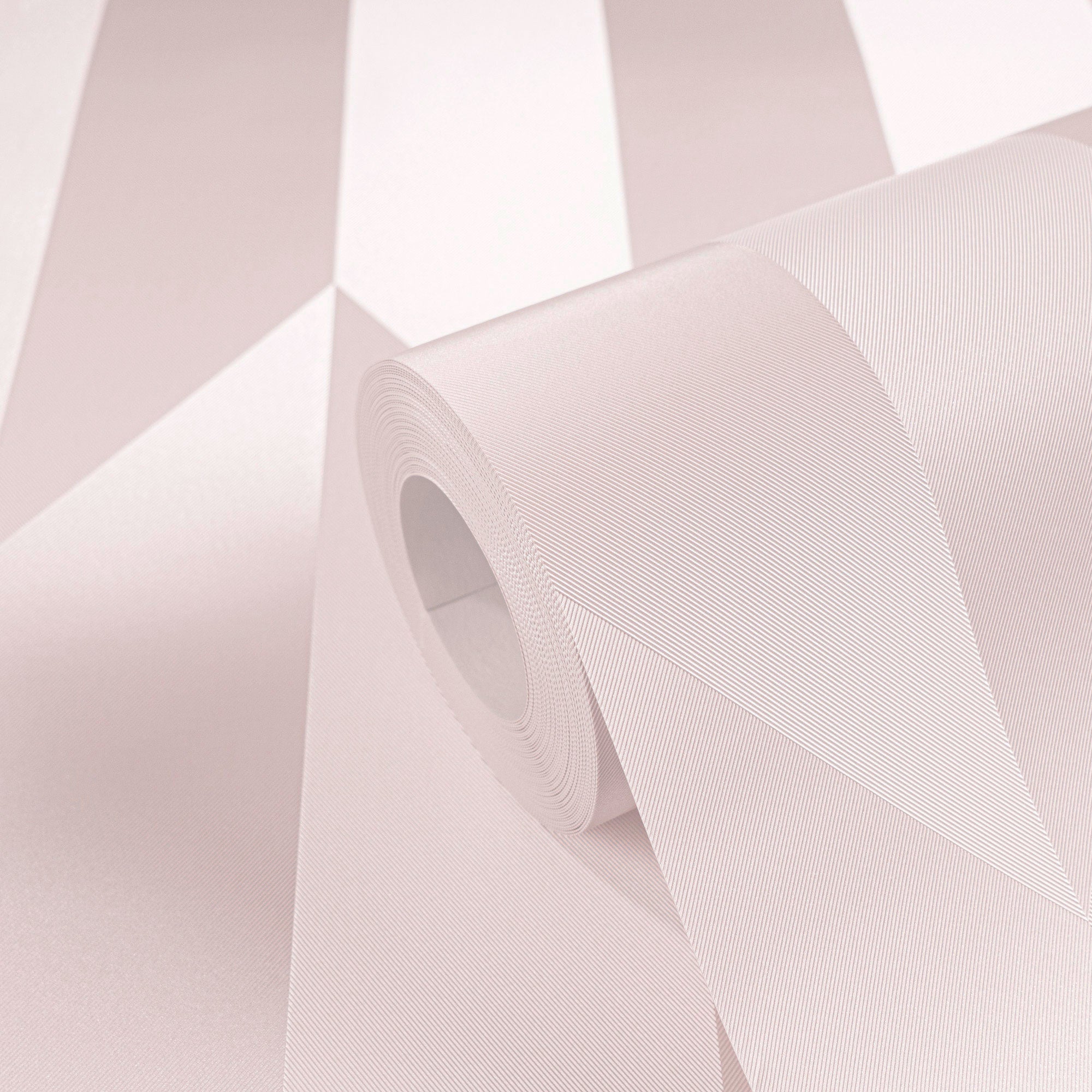 Graphic Groove - Playful Pink Cosmo Living Wallpaper by Galerie