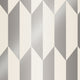Graphic Groove - Playful Silver Grey and White Cosmo Living Wallpaper by Galerie