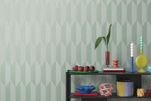 Graphic Groove - Playful Green Cosmo Living Wallpaper by Galerie