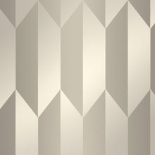 Graphic Groove - Playful Silver Grey Cosmo Living Wallpaper by Galerie