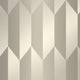 Graphic Groove - Playful Silver Grey Cosmo Living Wallpaper by Galerie