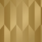 Graphic Groove - Playful Gold Cosmo Living Wallpaper by Galerie
