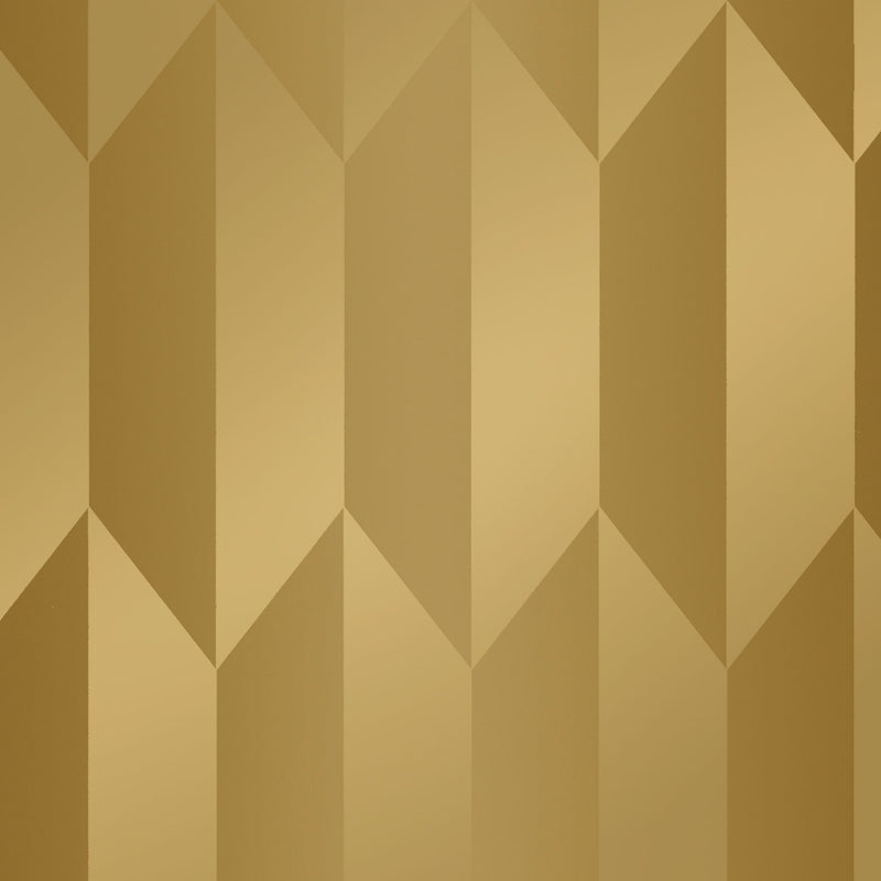 Graphic Groove - Playful Gold Cosmo Living Wallpaper by Galerie