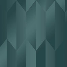 Graphic Groove - Playful Green and Blue Cosmo Living Wallpaper by Galerie