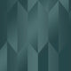 Graphic Groove - Playful Green and Blue Cosmo Living Wallpaper by Galerie
