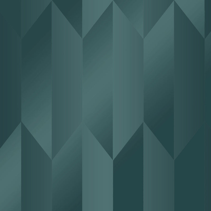 Graphic Groove - Playful Green and Blue Cosmo Living Wallpaper by Galerie