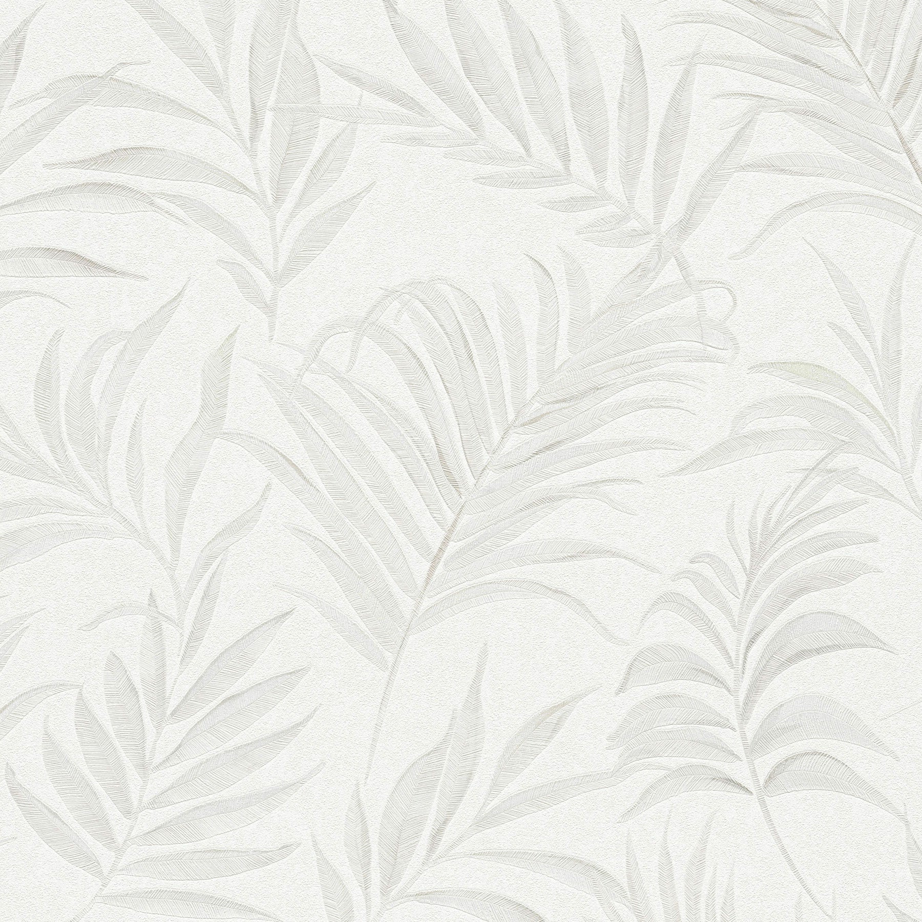 Midnight Botanica -Mystery White Cosmo Living Wallpaper by Galerie