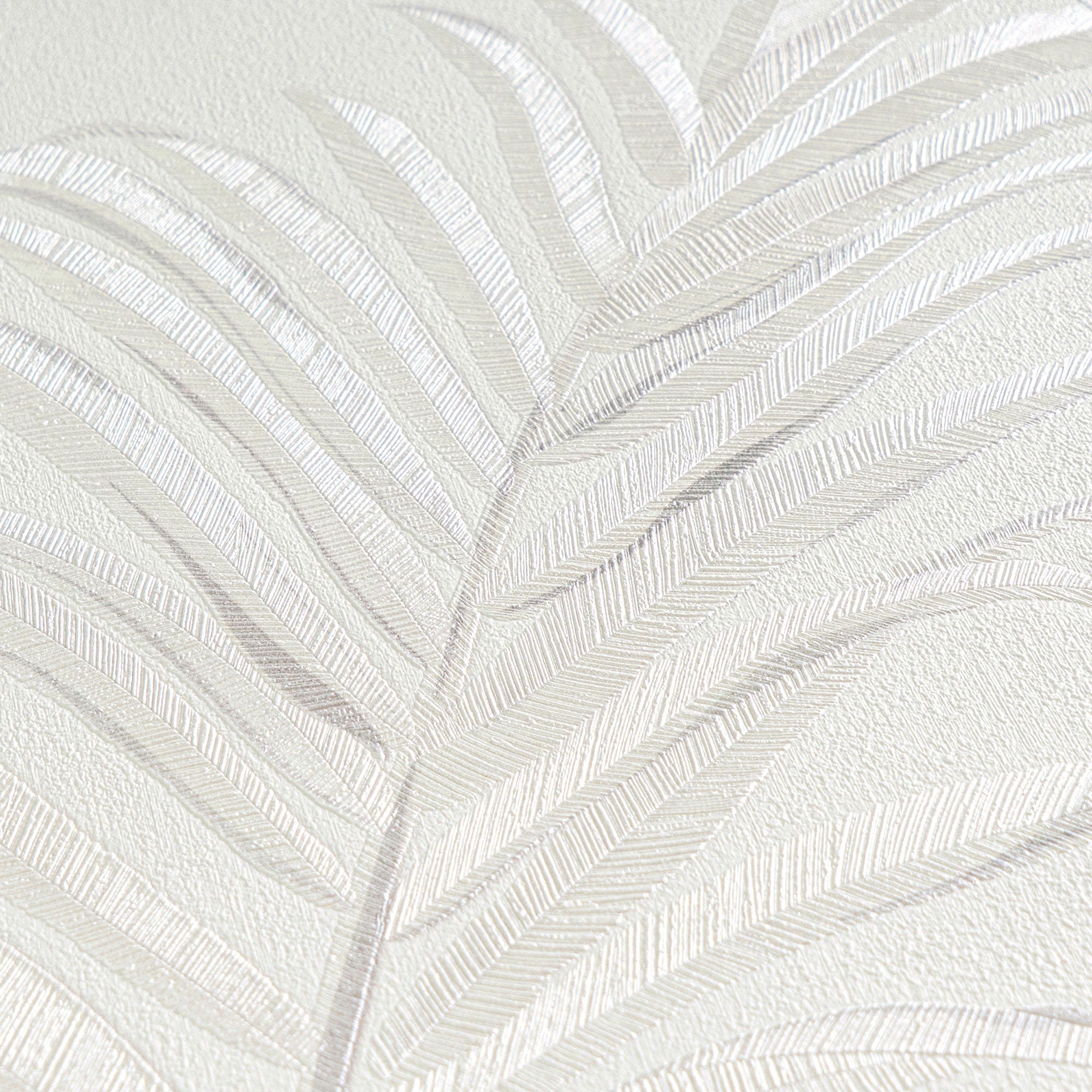 Midnight Botanica -Mystery White Cosmo Living Wallpaper by Galerie