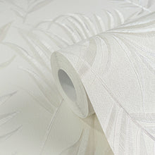 Midnight Botanica -Mystery White Cosmo Living Wallpaper by Galerie