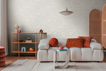 Midnight Botanica -Mystery White Cosmo Living Wallpaper by Galerie