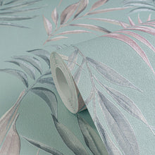 Midnight Botanica -Mystery Blue and Pink Cosmo Living Wallpaper by Galerie