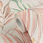Midnight Botanica -Mystery Pink and Green Cosmo Living Wallpaper by Galerie