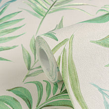 Midnight Botanica -Mystery Green and Blue Cosmo Living Wallpaper by Galerie
